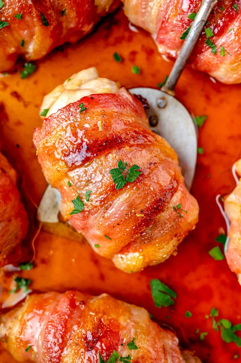 Bacon Wrapped Chicken Thighs Recipe