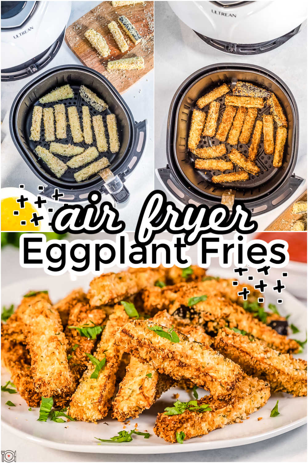 Air Fryer Eggplant Fries are a healthy alternative to traditional French fries. They’re crispy on the outside and tender on the inside. They can be served as a side dish or appetizer.  via @foodfolksandfun
