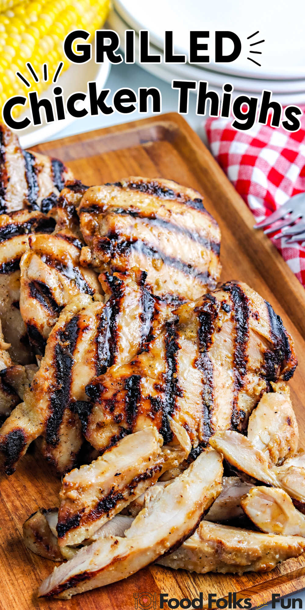 This Grilled Boneless Chicken Thighs recipe makes the juiciest and most succulent chicken thighs you’ll ever all due to the tasty chicken thigh marinade. via @foodfolksandfun