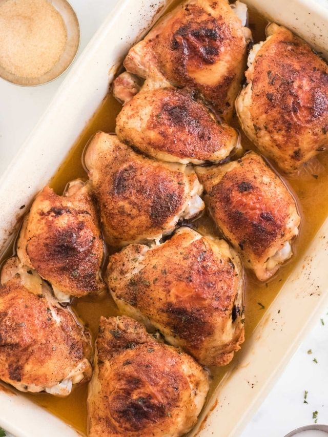 Baked Chicken Thighs Story