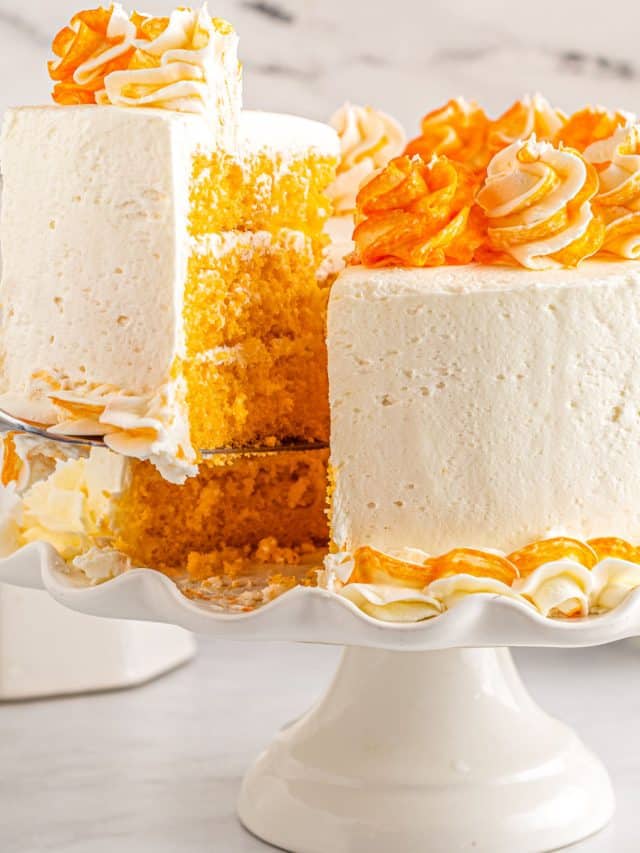 Orange Creamsicle Cake Story