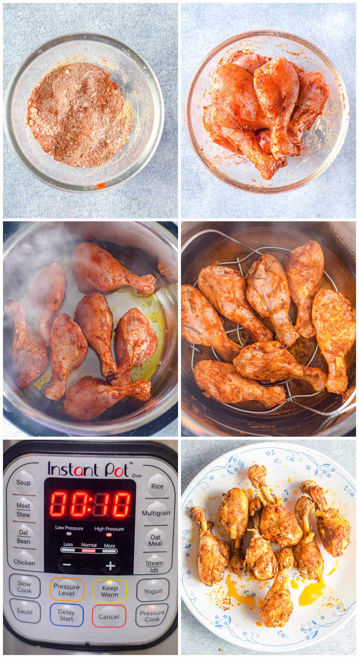 A picture collage showing how t make this recipe.