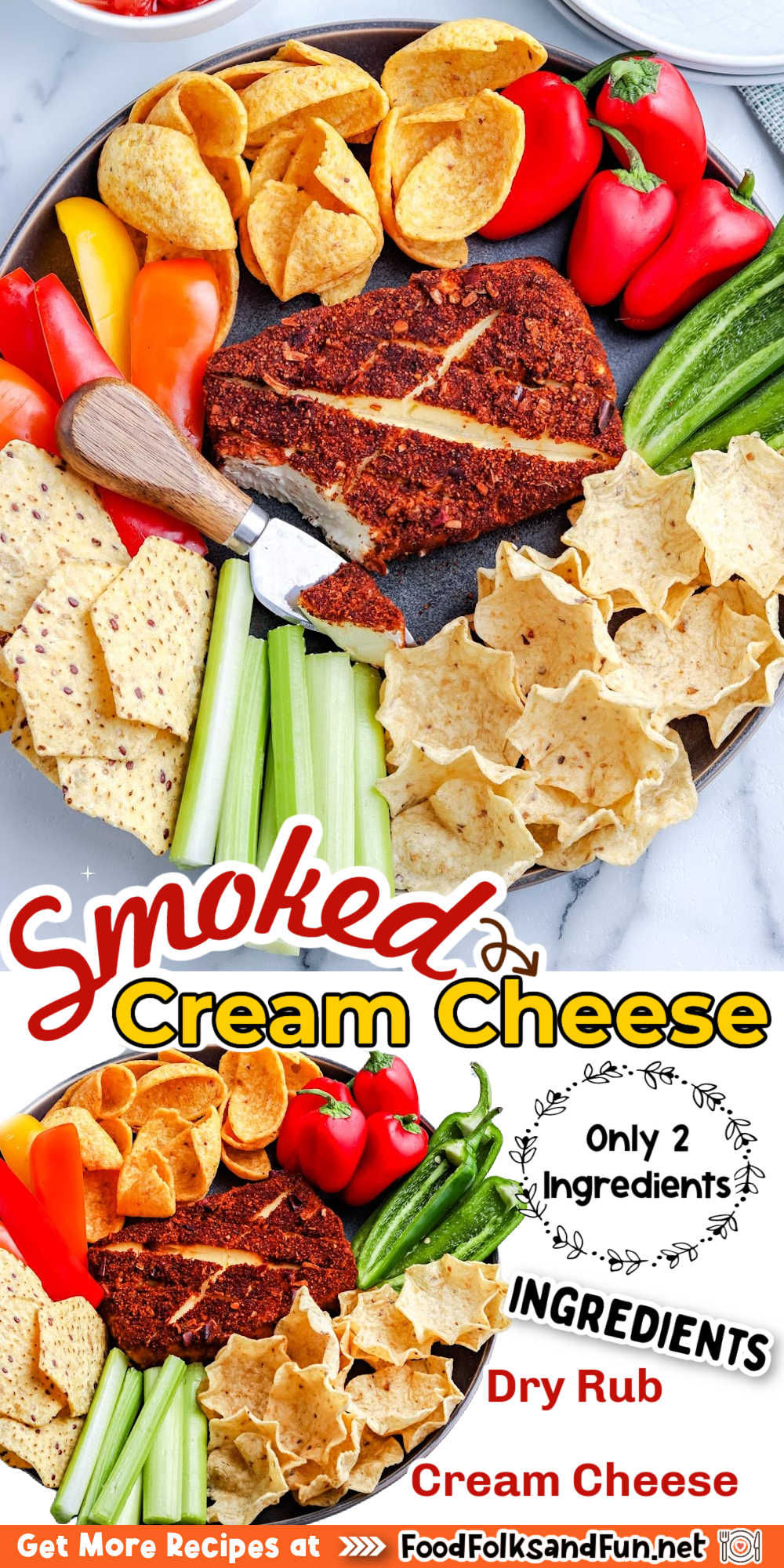 This Smoked Cream Cheese cooks fast on a Traeger grill and may just disappear even quicker at a party. “Highly addicting” doesn’t begin to describe the flavorful, savory taste of a good smoked cream cheese. via @foodfolksandfun