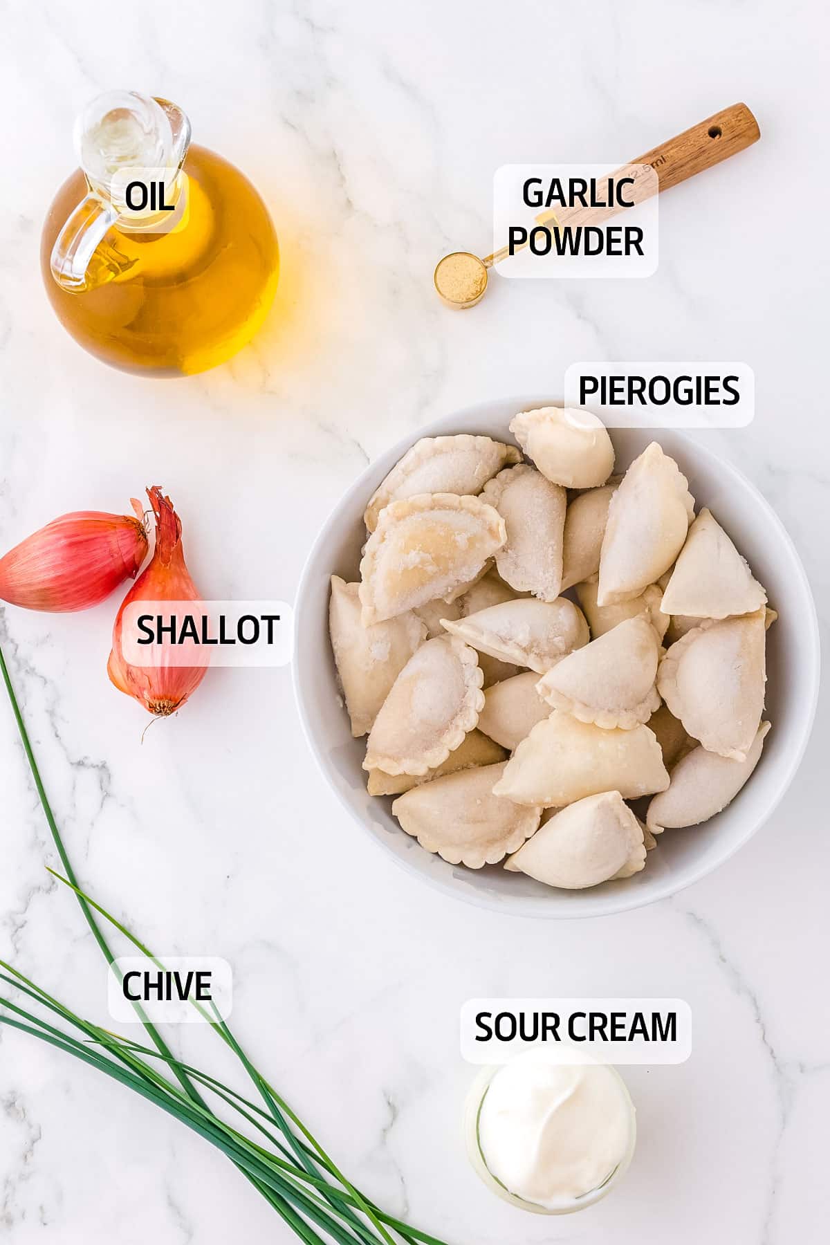 All of the ingredients needed to make this recipe.