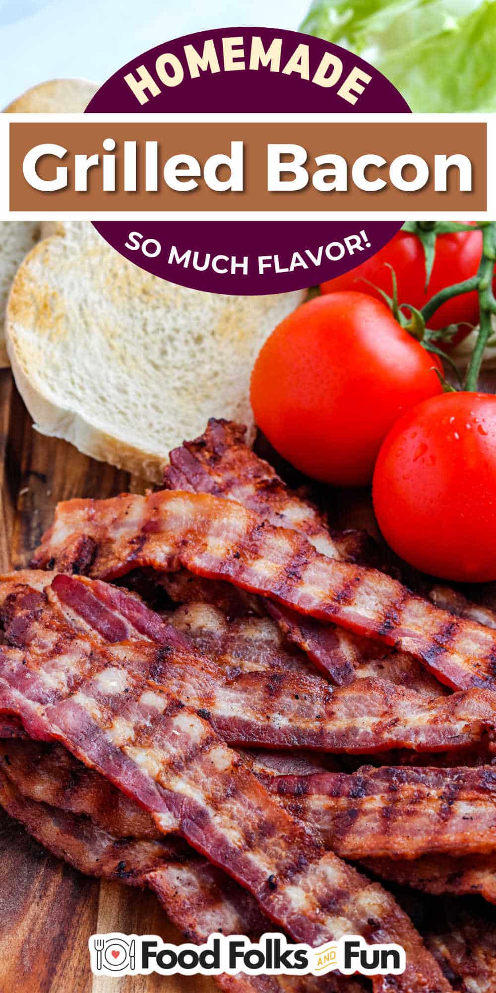 Indulge in smoky bliss with this mouthwatering grilled bacon recipe. It's perfectly crispy and a whole new way to enjoy bacon!  via @foodfolksandfun
