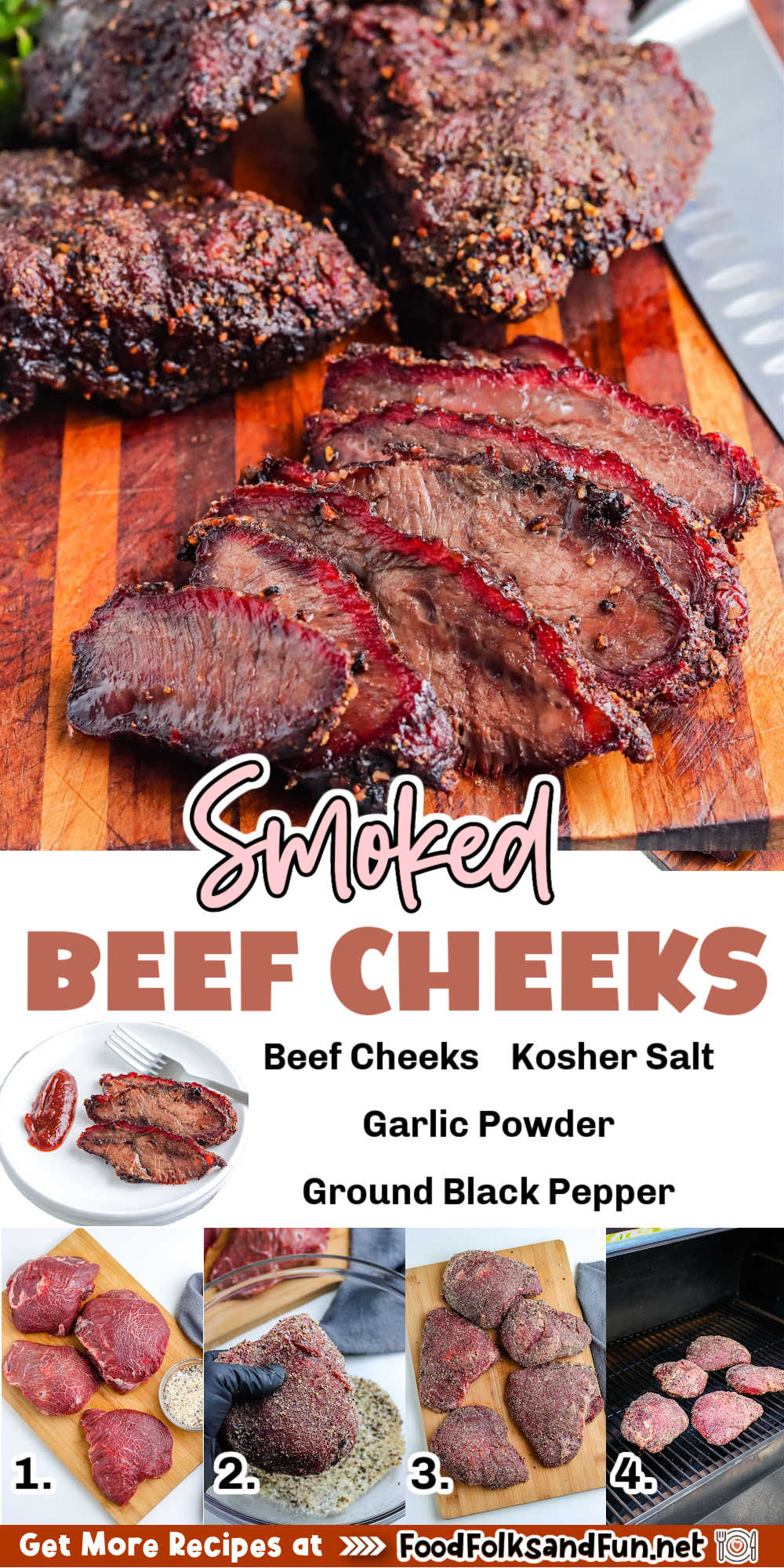 Discover the ultimate flavor sensation with this Smoked Beef Cheeks recipe. Tender, juicy, and packed with smoky goodness. via @foodfolksandfun