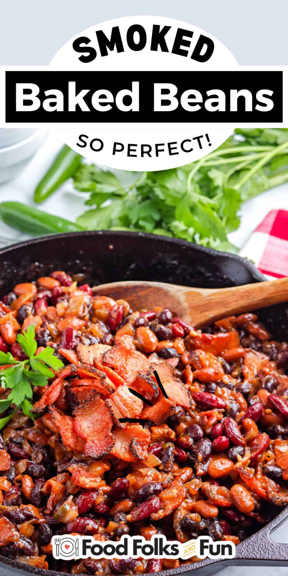 Elevate baked beans with smoky goodness! Try these easy smoked baked beans for a delicious twist on an American classic. via @foodfolksandfun