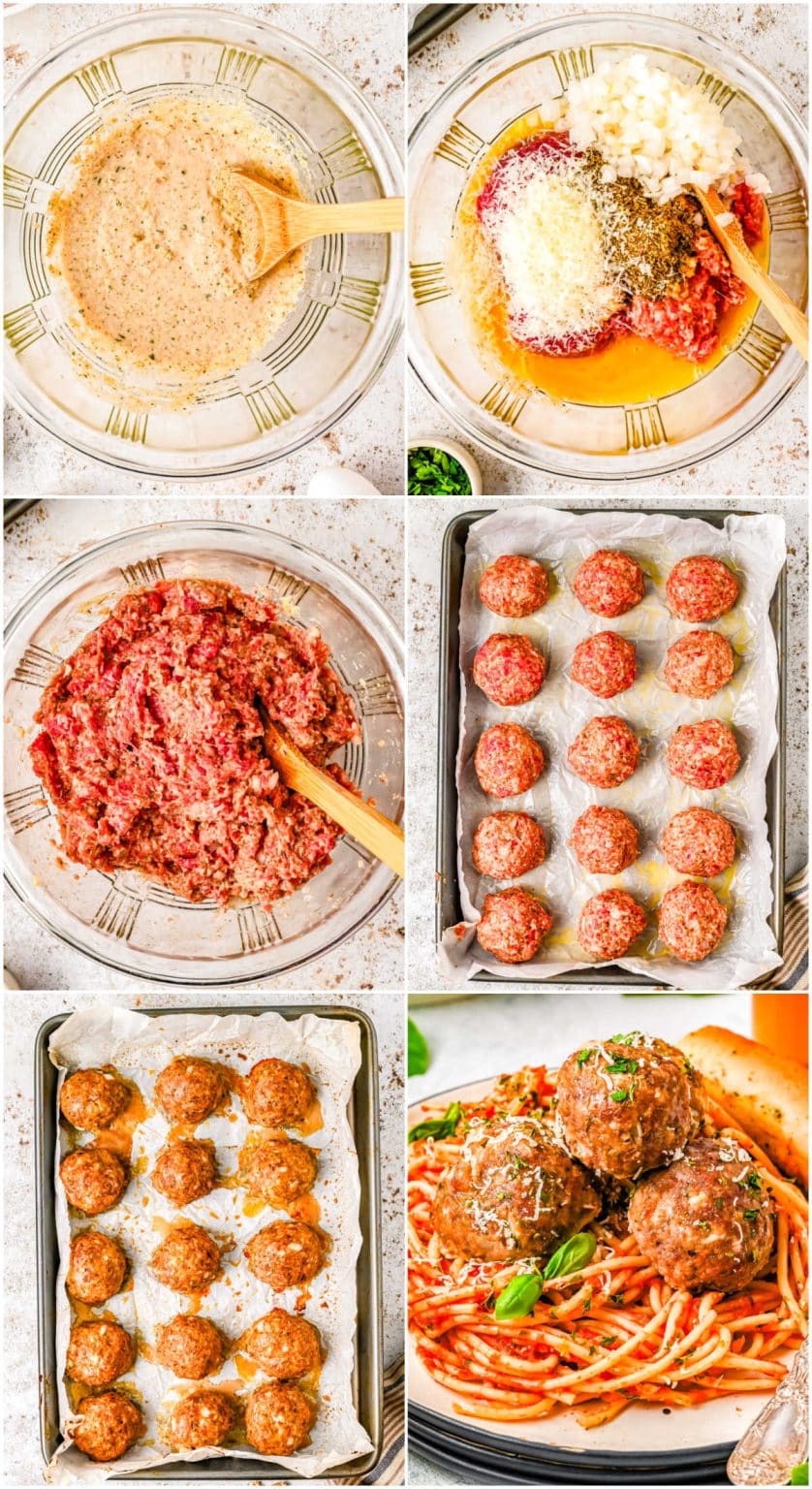 Baked Italian Meatballs • Food Folks and Fun