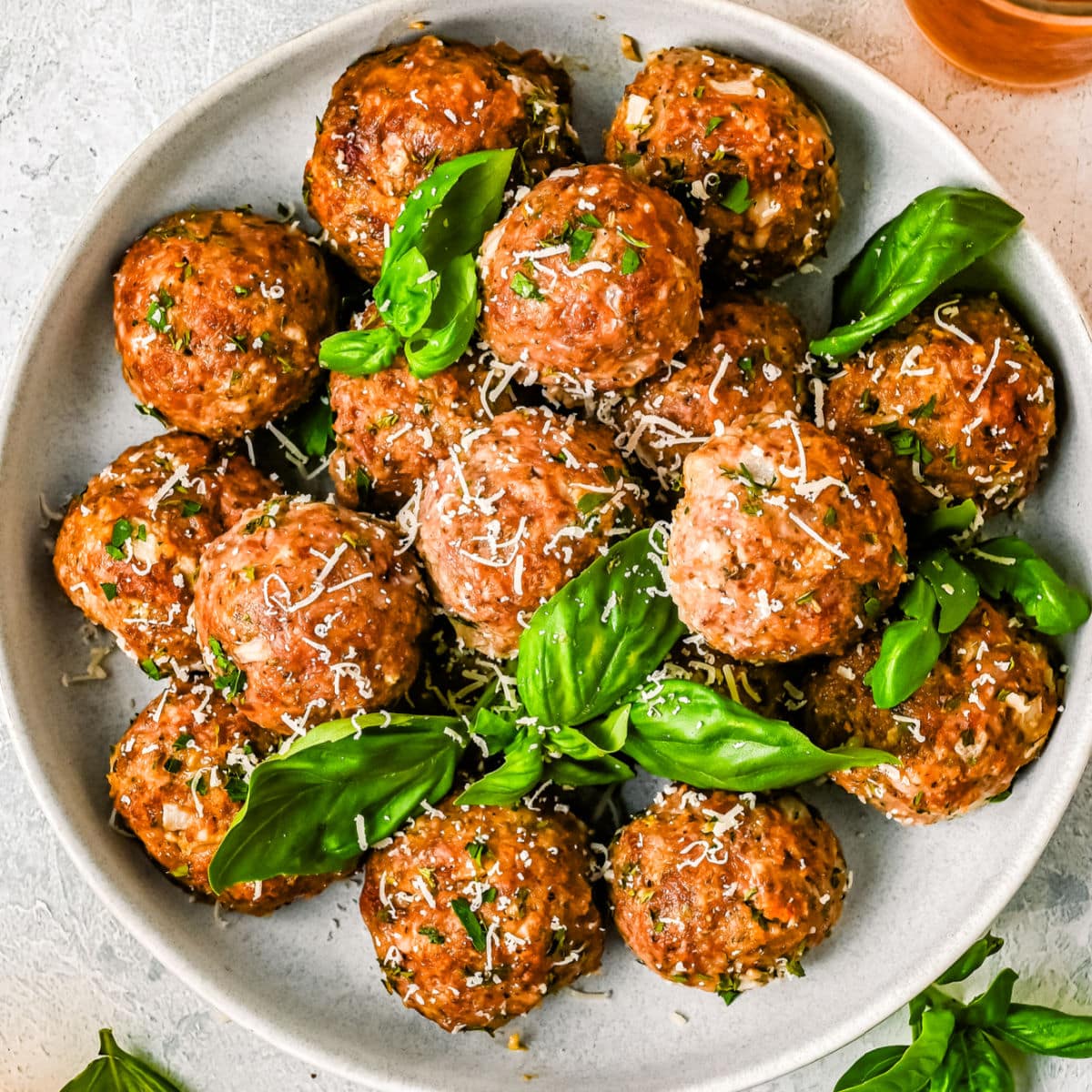 Baked Italian Meatballs • Food Folks and Fun