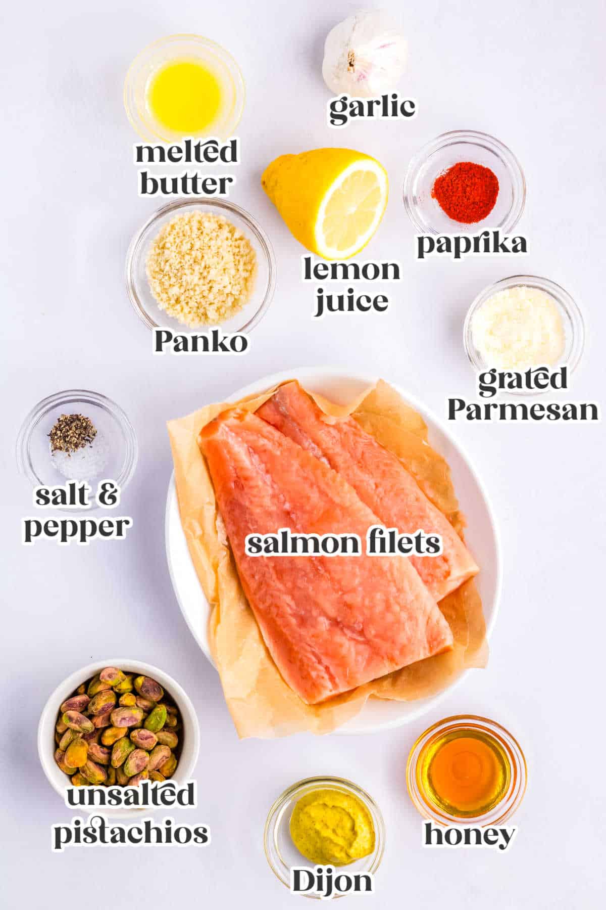 All of the ingredients needed to make this recipe.